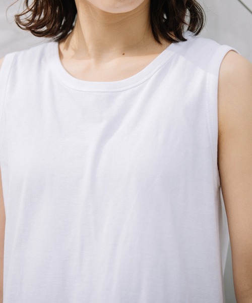 Munich(ミューニック)の「プレミアムコットンタンクトップ(タンクトップ・レディース・ブラック/ホワイト・FREE)」の13枚目の写真