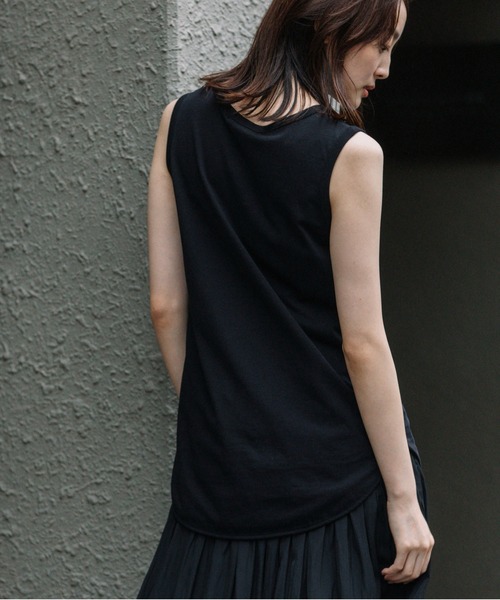 Munich(ミューニック)の「プレミアムコットンタンクトップ(タンクトップ・レディース・ブラック/ホワイト・FREE)」の12枚目の写真