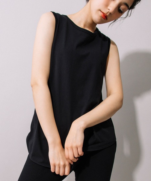 Munich(ミューニック)の「プレミアムコットンタンクトップ(タンクトップ・レディース・ブラック/ホワイト・FREE)」の17枚目の写真