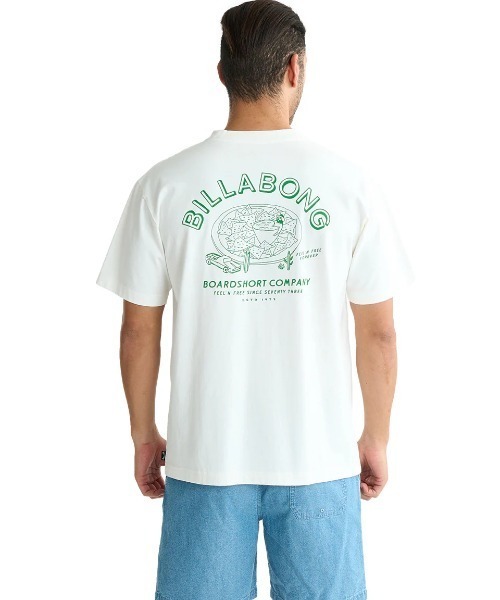 BILLABONG（ビラボン）の「BILLABONG メンズ NACHO BATH Tシャツ 【2025年夏モデル】/ビラボンバックプリント半袖Tシャツ（Tシャツ/カットソー・メンズ・イエロー系その他/ホワイト/クリーム・X-LARGE/LARGE/MEDIUM）」の2枚目の写真