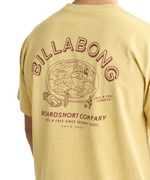 BILLABONG（ビラボン）の「BILLABONG メンズ NACHO BATH Tシャツ 【2025年夏モデル】/ビラボンバックプリント半袖Tシャツ（Tシャツ/カットソー・メンズ・イエロー系その他/ホワイト/クリーム・X-LARGE/LARGE/MEDIUM）」の8枚目の写真