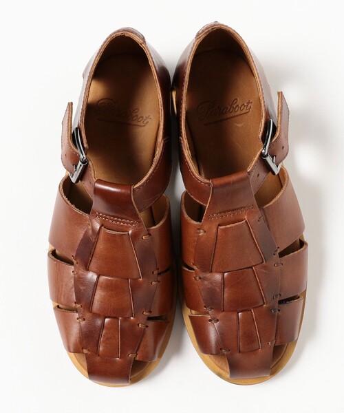 BEAMS F（ビームスエフ）の「Paraboot / PACIFIC レザー グルカサンダル（ドレスシューズ・メンズ・ブラック/ブラウン・41/40/43/42/44/39）」の11枚目の写真