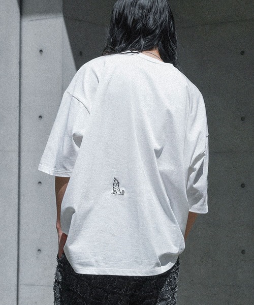 MDR(エムディアール)の「ワンポイント刺繍半袖Tシャツ(Tシャツ/カットソー・メンズ・ホワイト系その他2/ブラック系その他2/ホワイト系その他/ブラック系その他・M/L)」の9枚目の写真