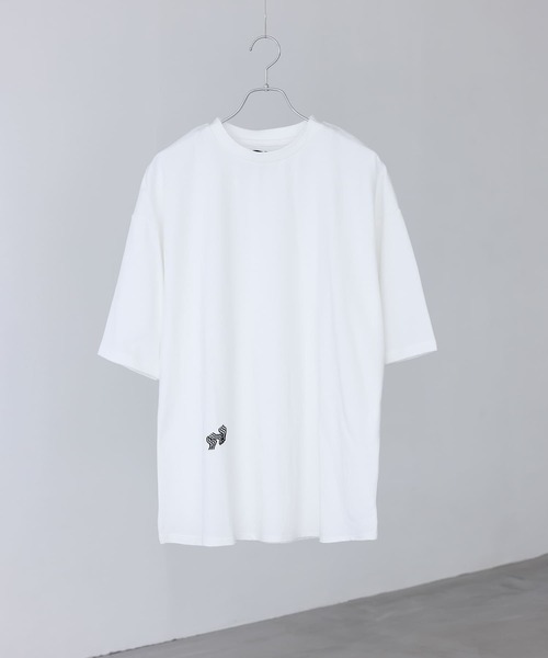 MDR(エムディアール)の「ワンポイント刺繍半袖Tシャツ(Tシャツ/カットソー・メンズ・ホワイト系その他2/ブラック系その他2/ホワイト系その他/ブラック系その他・M/L)」の14枚目の写真