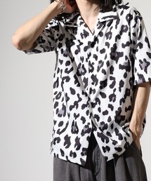 EVOLUTION（エボリューション）の「Zebra leopard print open collar shirt / ゼブラ レオパード柄開襟シャツ unisex（シャツ/ブラウス）」