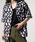 EVOLUTIONiG{[Vj́uZebra leopard print open collar shirt / [u Ip[hJ݃Vc unisexiVc/uEXjvbubNn1