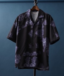 EVOLUTION（エボリューション）の「Zebra leopard print open collar shirt / ゼブラ レオパード柄開襟シャツ unisex（シャツ/ブラウス）」