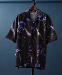 EVOLUTION（エボリューション）の「Zebra leopard print open collar shirt / ゼブラ レオパード柄開襟シャツ unisex（シャツ/ブラウス）」