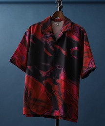 EVOLUTION（エボリューション）の「Zebra leopard print open collar shirt / ゼブラ レオパード柄開襟シャツ unisex（シャツ/ブラウス）」