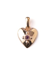 Siena Rose ハートチャーム グリーンガーネット Siena Rose ハートチャーム グリーンガーネット