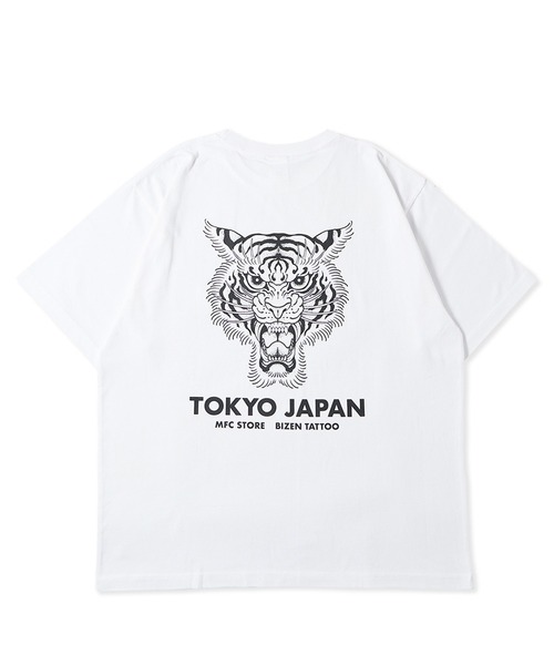 MFC STORE（エムエフシーストア）の「彫師美漸-BIZEN x MFC STORE TIGER TYO S/S TEE（Tシャツ/カットソー・メンズ・ホワイト/チャコール/ブラック・XS/S/M/L/XL/XXL）」の5枚目の写真