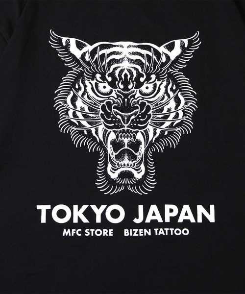 MFC STORE（エムエフシーストア）の「彫師美漸-BIZEN x MFC STORE TIGER TYO S/S TEE（Tシャツ/カットソー・メンズ・ホワイト/チャコール/ブラック・XS/S/M/L/XL/XXL）」の12枚目の写真