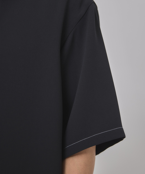 EDIFICE（エディフィス）の「E. Waving Dobby ZIP シャツ（シャツ/ブラウス・メンズ・ネイビー・SMALL/MEDIUM/LARGE）」の12枚目の写真