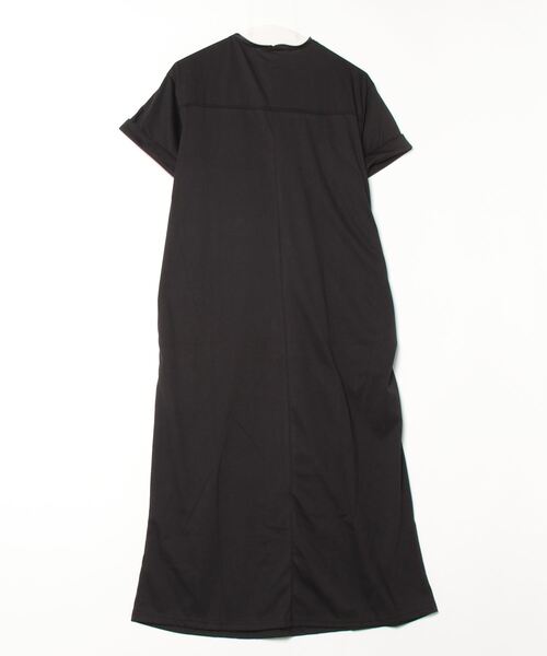 SallyLunn(サリーラン)の「ハーフジップ半袖ワンピース(ワンピース・レディース・カーキ/ブラック・LARGE/MEDIUM)」の7枚目の写真