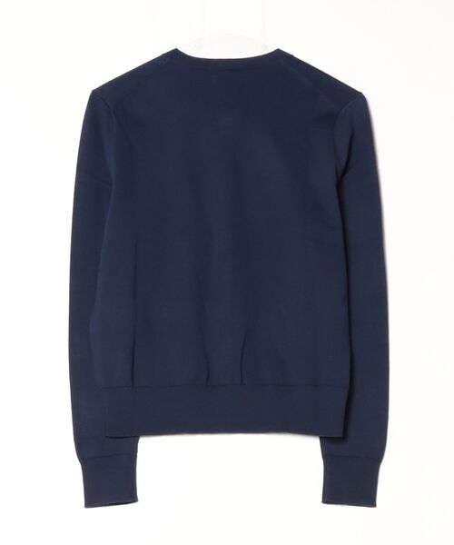 POLO RALPH LAUREN（ポロ ラルフ ローレン）の「コットン クルーネック カーディガン（カーディガン/ボレロ・レディース・ブルー・M/S/XS/XL/L）」の4枚目の写真