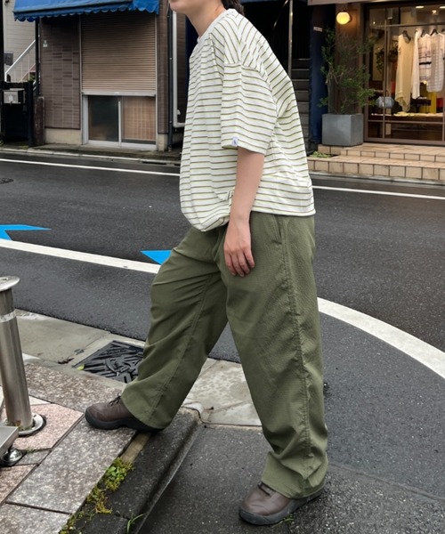 BROKEN BASE(ブロークンベース)の「マルチボーダーTee(Tシャツ/カットソー・メンズ・ホワイト/ネイビー・LARGE/MEDIUM)」の9枚目の写真