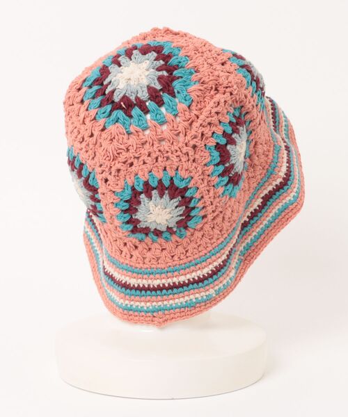 チャイハネ（チャイハネ）の「【チャイハネ】クロバクロッシェハット（ハット・レディース・ナチュラル/グリーン/ピンク・FREE）」の6枚目の写真