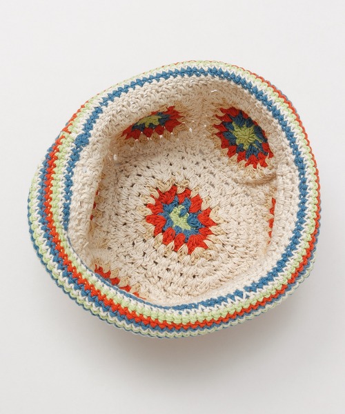 チャイハネ（チャイハネ）の「【チャイハネ】クロバクロッシェハット（ハット・レディース・ナチュラル/グリーン/ピンク・FREE）」の11枚目の写真