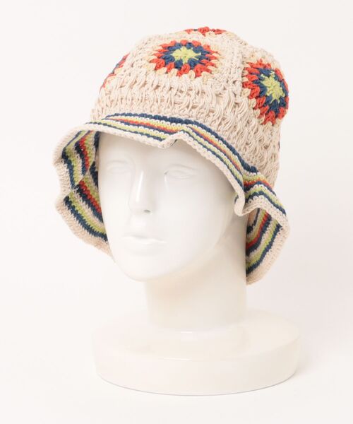 チャイハネ（チャイハネ）の「【チャイハネ】クロバクロッシェハット（ハット・レディース・ナチュラル/グリーン/ピンク・FREE）」の10枚目の写真