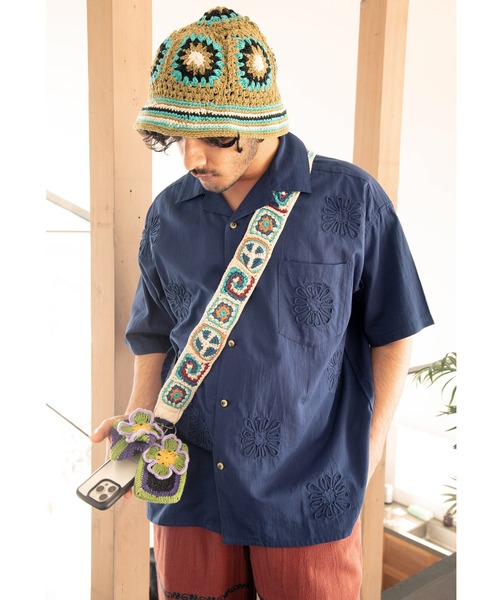 チャイハネ（チャイハネ）の「【チャイハネ】クロバクロッシェハット（ハット・レディース・ナチュラル/グリーン/ピンク・FREE）」の4枚目の写真