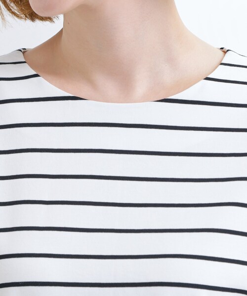 grove(グローブ)の「【UVカット/ひんやり/二の腕カバー】タックドルマンプルオーバー(Tシャツ/カットソー・レディース・ホワイト系5・02/03/01/04/05)」の9枚目の写真