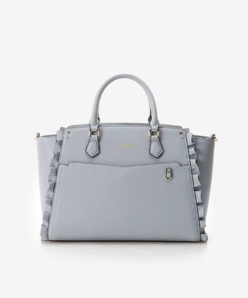 & chouette（アンドシュエット）の「《推し事バッグ》クリアポケット付きトートバッグ（ハンドバッグ・レディース・ミント/ダルブルー系・FREE）」の9枚目の写真