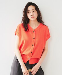 あさり様ご予約品　　　大きいサイズ☆未使用☆アンタイトル フレンチスリーブニット アンタイトル UNTITLED シアーニット×フレンチスリーブインナー