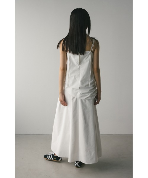 STYLEMIXER(スタイルミキサー)の「シャーリングレイヤーワンピース(ワンピース・レディース・ブラック/カーキ/ホワイト・SMALL/MEDIUM)」の8枚目の写真