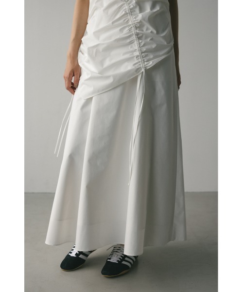 STYLEMIXER(スタイルミキサー)の「シャーリングレイヤーワンピース(ワンピース・レディース・ブラック/カーキ/ホワイト・SMALL/MEDIUM)」の11枚目の写真