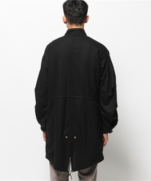 m's braque / エムズブラック ステンカラーコート 2020AW SALE】m's braque (エムズ ブラック) FIREMAN COAT [BLACK×D.NAVY]