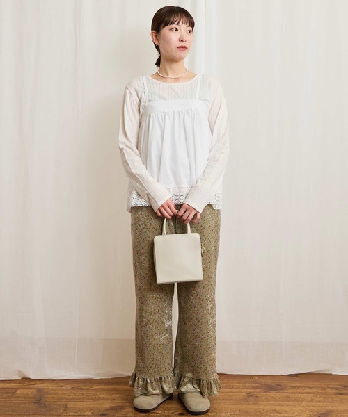 fig Ｌondon（フィグロンドン）の「Elise pants（その他パンツ・レディース・ブラック/ベージュ・FREE）」の6枚目の写真
