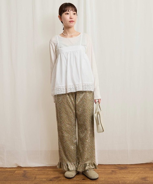 fig Ｌondon（フィグロンドン）の「Elise pants（その他パンツ・レディース・ブラック/ベージュ・FREE）」の21枚目の写真