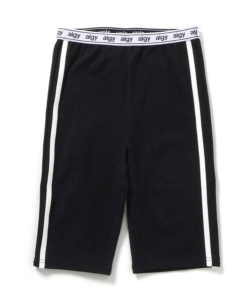 algy（アルジー）の「ロゴゴムバイカーパンツ（その他パンツ・キッズ・オフホワイト/ブラック・MEDIUM/X-SMALL）」の8枚目の写真