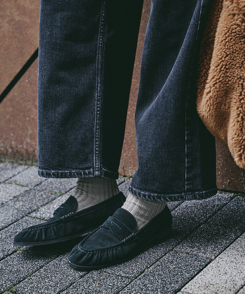 LE TALON 本革 ブラック ローファー ル タロン LE TALON 《追加予約》レザーローファー （ブラック A