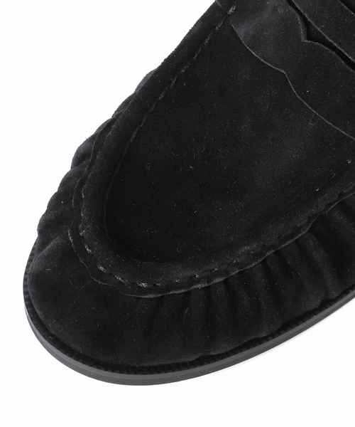 セール】レザーソフトギャザーローファー（ローファー）｜LE TALON