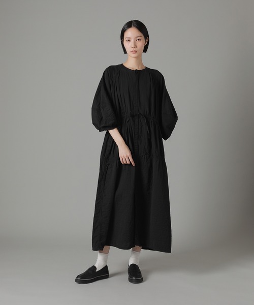 ZUCCa（ズッカ）の「(S)ダブルガーゼ / ワンピース / (O)（ワンピース・レディース・ブラック/ライトグレー/ネイビー・M size）」の2枚目の写真