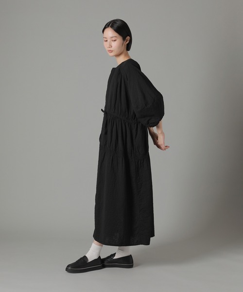 ZUCCa（ズッカ）の「(S)ダブルガーゼ / ワンピース / (O)（ワンピース・レディース・ブラック/ライトグレー/ネイビー・M size）」の5枚目の写真