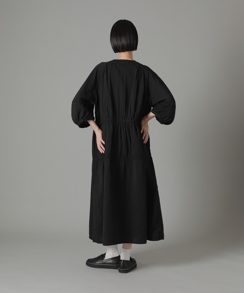 ZUCCa（ズッカ）の「(S)ダブルガーゼ / ワンピース / (O)（ワンピース・レディース・ブラック/ライトグレー/ネイビー・M size）」の6枚目の写真