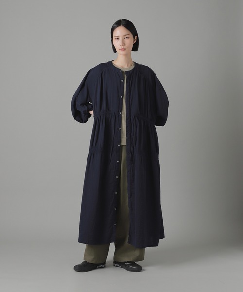 ZUCCa（ズッカ）の「(S)ダブルガーゼ / ワンピース / (O)（ワンピース・レディース・ブラック/ライトグレー/ネイビー・M size）」の8枚目の写真