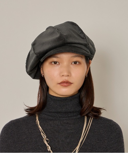 arth（アース）の「arth  Corduroy Tuck Cas / アース（キャスケット・メンズ・ブラウン/ブラック/グレー・60cm/58cm）」の15枚目の写真