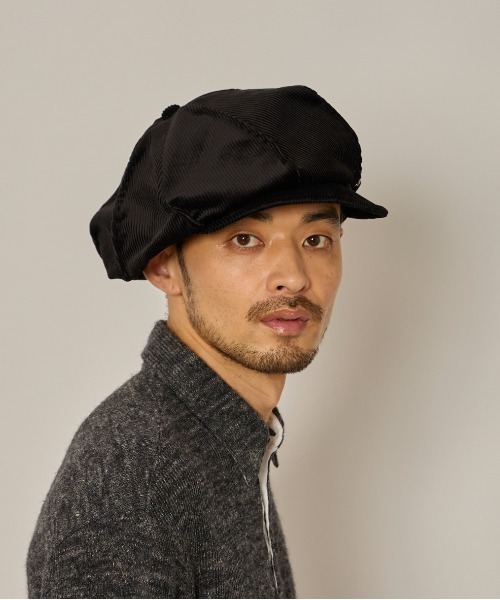 arth（アース）の「arth  Corduroy Tuck Cas / アース（キャスケット・メンズ・ブラウン/ブラック/グレー・60cm/58cm）」の4枚目の写真