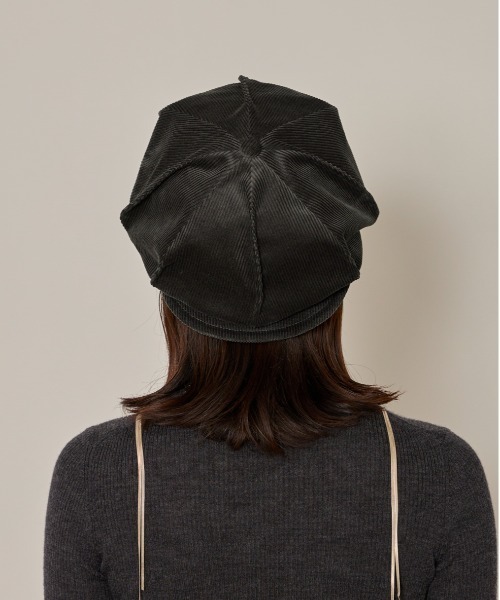 arth（アース）の「arth  Corduroy Tuck Cas / アース（キャスケット・メンズ・ブラウン/ブラック/グレー・60cm/58cm）」の19枚目の写真