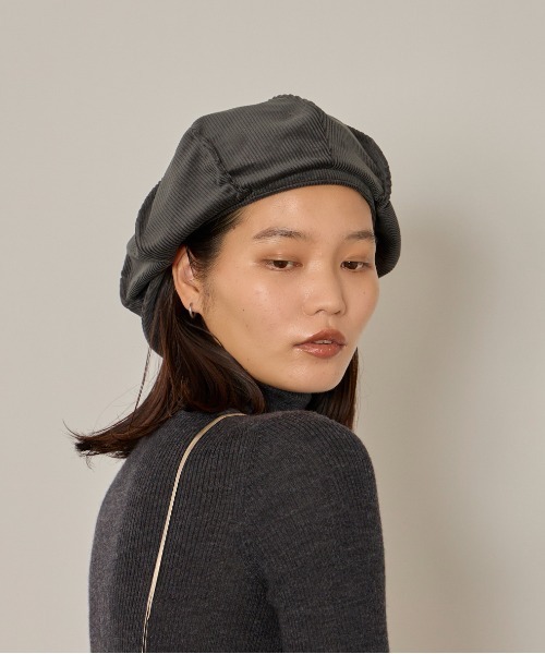 arth（アース）の「arth  Corduroy Tuck Cas / アース（キャスケット・メンズ・ブラウン/ブラック/グレー・60cm/58cm）」の20枚目の写真