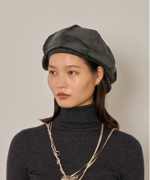 arth（アース）の「arth  Corduroy Tuck Cas / アース（キャスケット・メンズ・ブラウン/ブラック/グレー・60cm/58cm）」の17枚目の写真