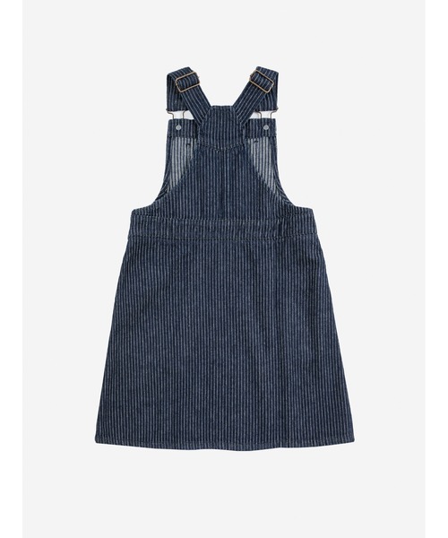 BOBO CHOSES(ボボショーズ)の「Tic Tac Toe denim dress(ワンピース・キッズ・ネイビー・6-7YEAR/4-5YEAR/2-3YEAR/10-11y/8-9y)」の2枚目の写真