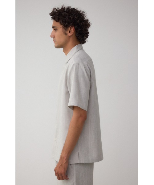 AZUL by moussy(アズールバイマウジー)の「C/Tストライプシャツ(シャツ/ブラウス・メンズ・ライトベージュ/ライトブラック・MEDIUM/LARGE)」の17枚目の写真