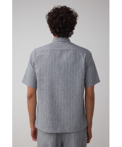 AZUL by moussy(アズールバイマウジー)の「C/Tストライプシャツ(シャツ/ブラウス・メンズ・ライトベージュ/ライトブラック・MEDIUM/LARGE)」の7枚目の写真