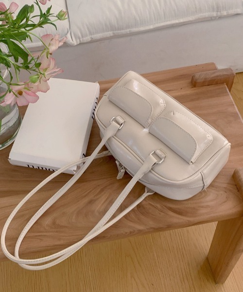 セール】ダブルポケットロングハンドルボストンバッグ（ボストン