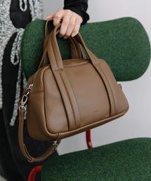 Beau're（ヴュレ）の「【BEAURE】カウレザ― ショルダー付ミニボストンバッグ B-25416（ボストンバッグ）」