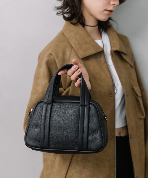 セール】【BEAURE】カウレザ― ショルダー付ミニボストンバッグ B-25416